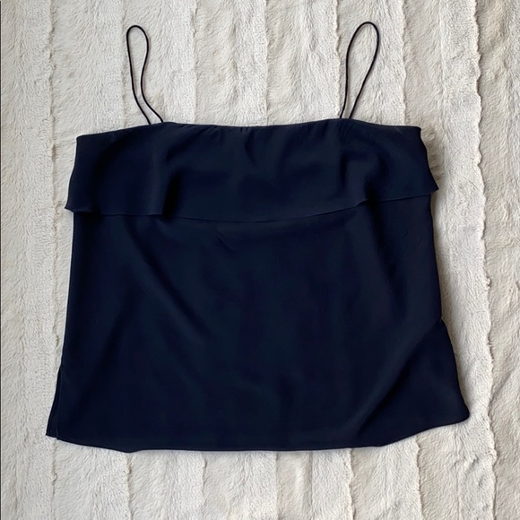 Navy Silk Club Monaco Camisole - Picture 2 of 8